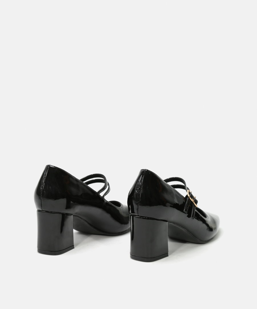 Merceditas tacón doble hebilla image number null